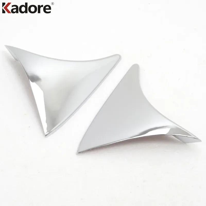 For Mazda 3 Mazda3 Axela 2014 2015 Hatchback Chrome Rear Window Cover Trim Side Wing Spoiler Frame Trims Car Accessories
