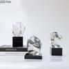 Kreatywne Geometryczne Kryształowe Ozdoby Abstract Dekoracja Biurka Nowoczesny Minimalistyczny Przezroczysta Rzeźba Dekoracja Estetyki Pokoju