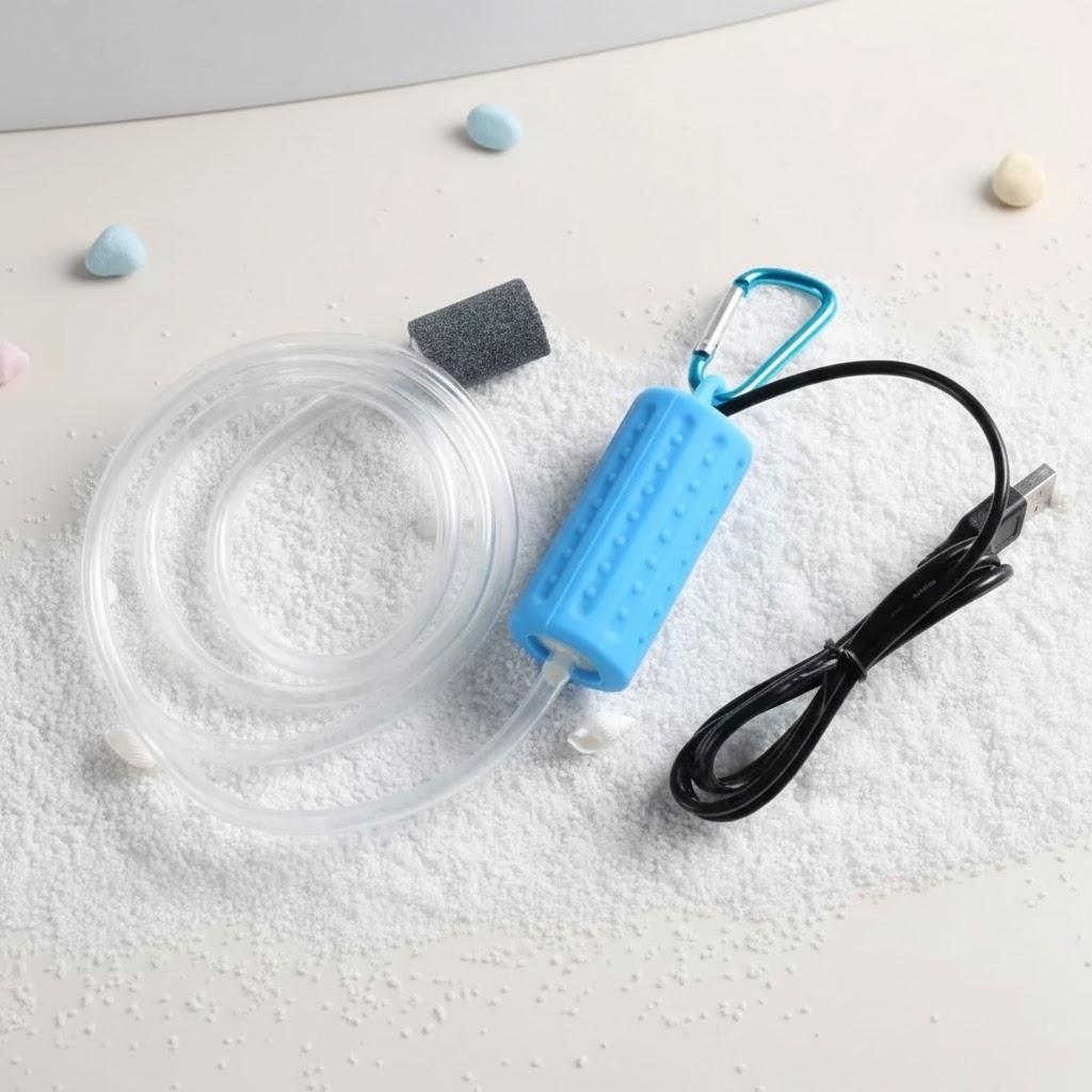 USB Oxygen Air Pump for Aquarium Fish Tank Portable Mute Energy Saving Mini Aquatic Terrarium Air Pump Accessories Pet Supplies