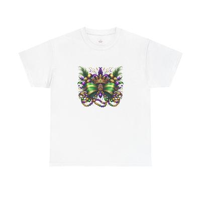 Festive Mardi Gras Tee, Carnival Shirt, Unisex Party Tee, Masquerade Top,