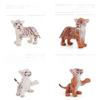 Action Tiger Lion Figure Cartoon Model Toy Decoration Children Ornament Gifts