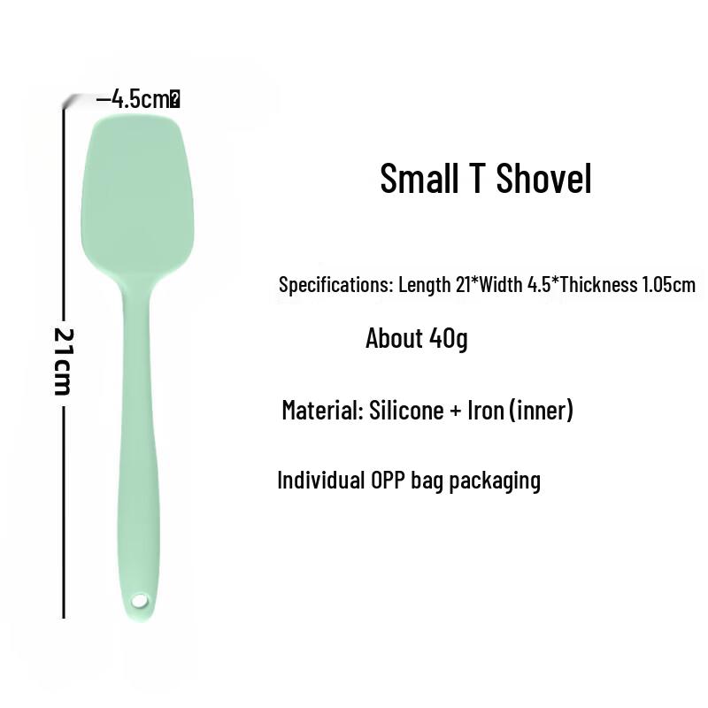 Integrated Silicone Baking Spatula & Scraper Set