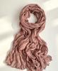 Atmospheric crumpled texture long silk scarf light and thin versatile long scarf high-grade texture affordable decorative yarn