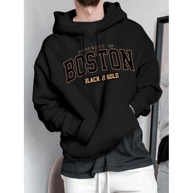 Quick-Dry, Perfect for Gym Sessions & Post-Work Commutes, Men's Hooded Sweatshirt