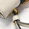 [Pre-Owned] Sylvie Gold Buckle Striped Web Leather Mini Tote Shoulder Crossbody Bag - Good #1YKKBYI
