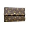 LOUIS VUITTON Monogram Porto Tresor Etuis Tri-fold wallet Monogram canvas M61202 Used