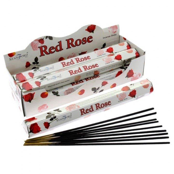 Red Rose Incense Sticks 20 Count Stamford