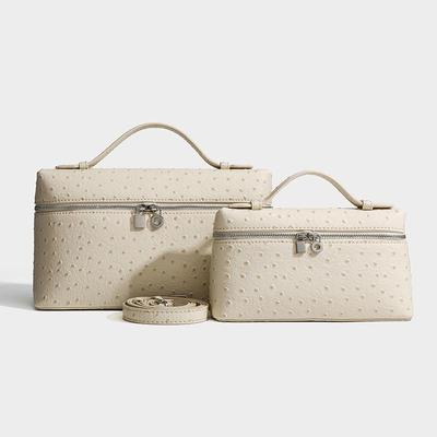 LP19 Módní Všestranná Nová 2025 Originální Pštrosí Kůže Crossbody Taška - Kabelka ve Stylu Gigi