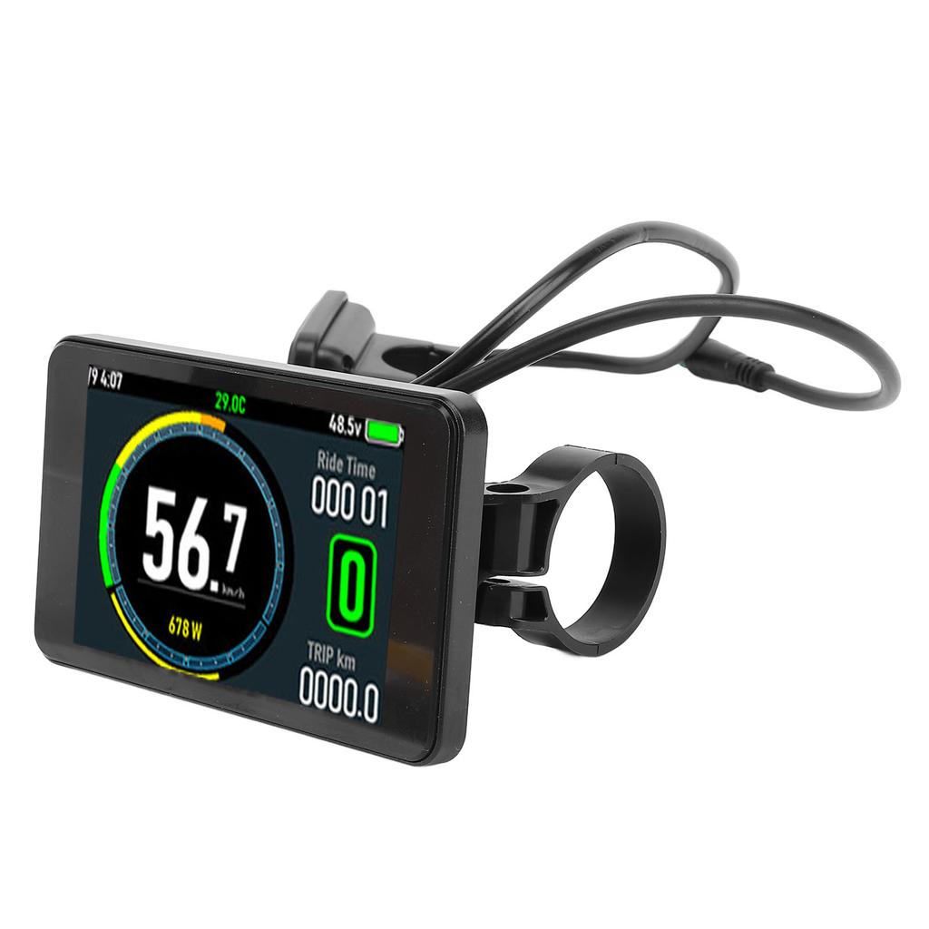 Electric Scooter Controller Kit 15A Controller Water Resistant VM T8 Color Display Meter with Thumb Throttle for 250W 350W Motor Conversion
