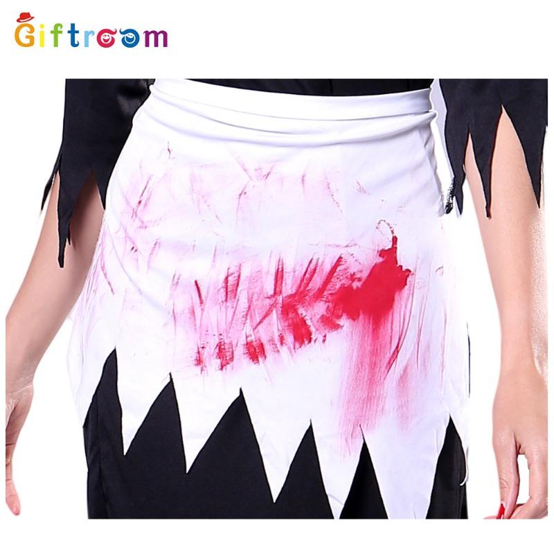 Easter Costume White and Black Dress Witch Cosplay Witch Suit Stage Costume