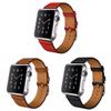 Apple Watch 8 Leather Strap For Single Loop Crosshatch Genuine Leather Band For 38mm And 42mm