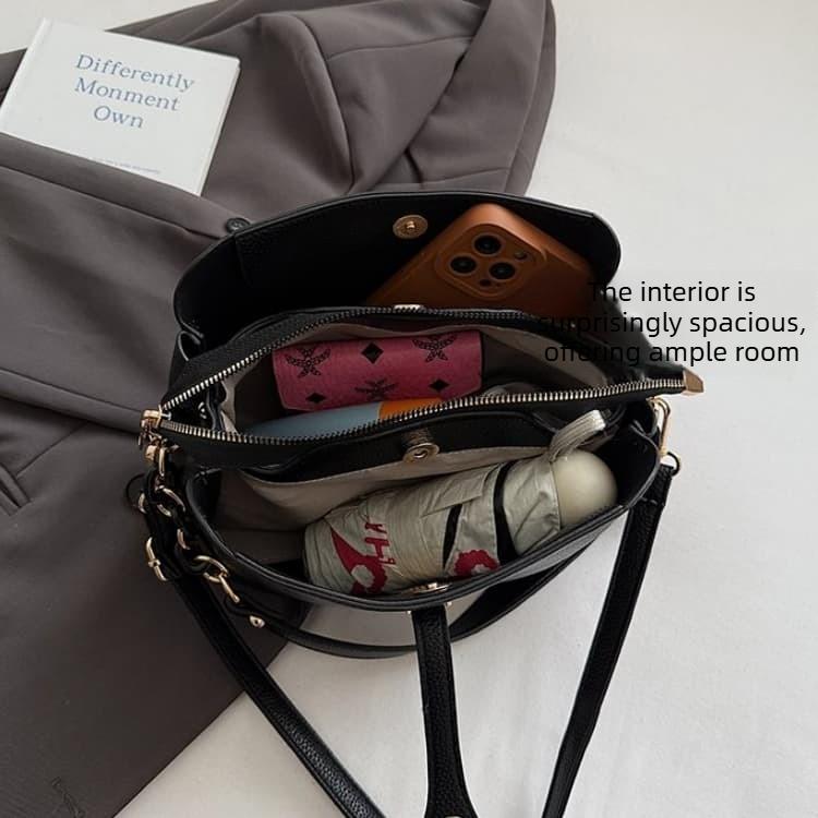 Lychee pattern chain underarm bag women's messenger bag