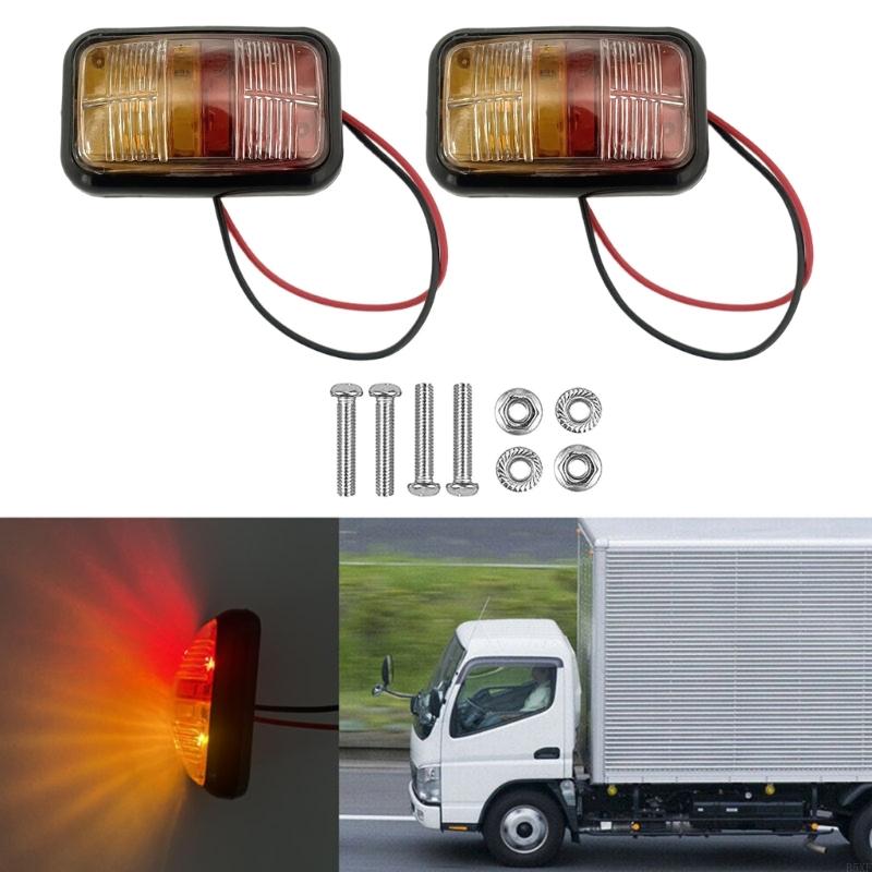 2025 New LED Space Marker Lights 12V to 24V Energy Efficient Side Lamp for Trucks Trailers