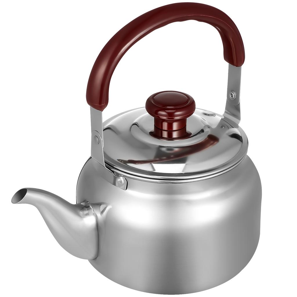 Household Stainless Steel Tea Kettle 750Ml Whistling Portable Kettle Thickened Water Heating for Stove Tea Pot