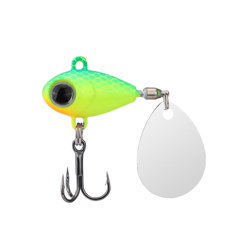 8g 10.5g 13g HWV02 Artificial Spintail VIB Lures Winter Sea Fishing Saltwater Bait Targeting Salmon and Pike Metal Material