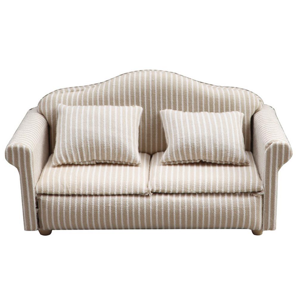 Mini 1:12 Dolls Sofa Pillows Set Miniature Doll House Accessories Children Toys Gift