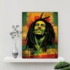 Bob Marley One Love Reggae Music Vibes 5D Diamond Painting Round Diamond Rhinestones Mosaic Diamond Embroidery Wall Paintings Rhinestones Gift Framele