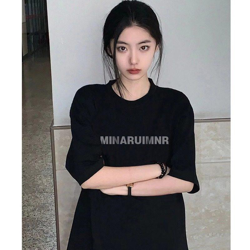 

Women s Plus Size Retro Streetwear Cotton T-shirt – Loose Fit, Short Sleeve, Chubby Girl Casual, Half Sleeve Top M (for 80-100 lbs) чёрный