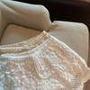 Women's Lace Hollow-Out A-Line High Waist Wide-Leg Three-Quarter Sports Shorts - Summer Anti-Exposure Style
