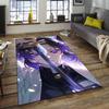 Kochou Shinobu Design Area Rug - Non-Slip, Soft & Cozy Floor Mat for Living Room, Bedroom, Office - Indoor/Outdoor Decorative Carpet
