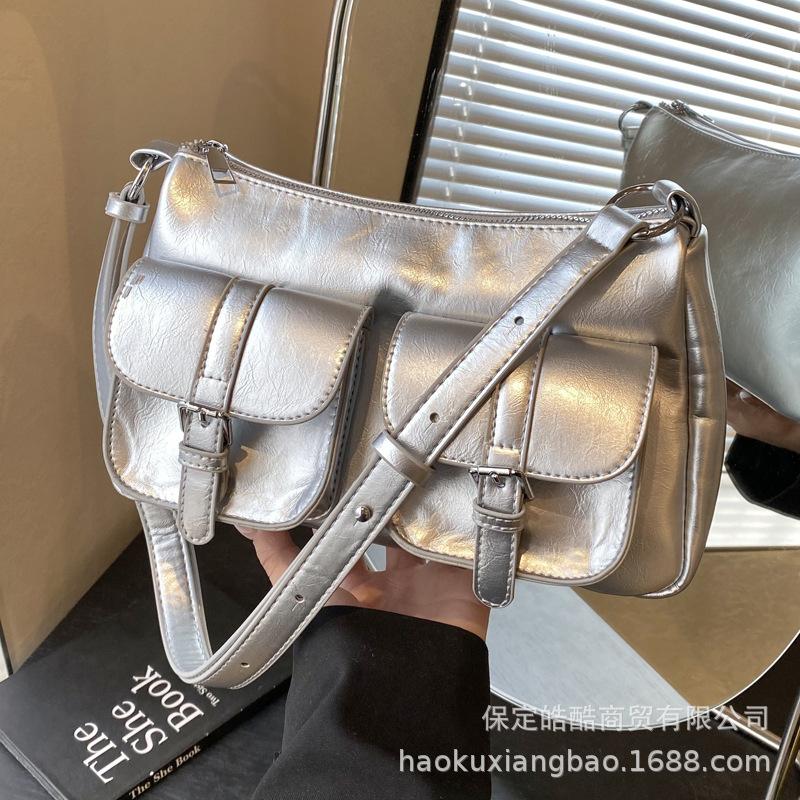 Premium Sense Niche Bag Women's Large Capacity 2025 New Spring and Summer Retro Shoulder Underarm Bag Work Commuter Bag