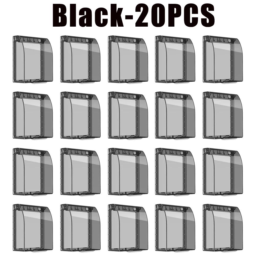 86 Type Wall Socket Waterproof Case Transparent Switch Cover Household Electrical Outlet Protection Accessories
