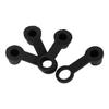 Tbest 4x Black Rubber Brake Bleeder Nipple   Dust Cover 8mm Motorcycle
