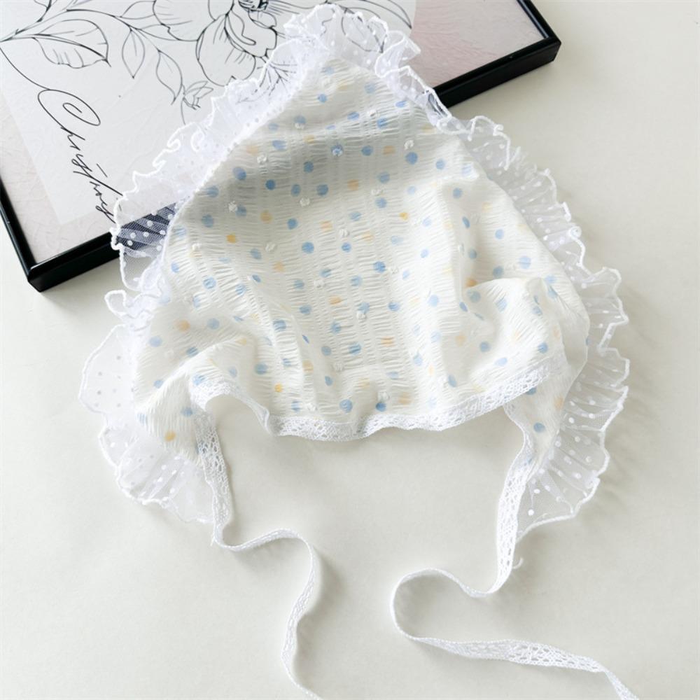 Handmade Flower Headscarf Triangle Turban Hair Accessories Summer Triangle Headband  Beach