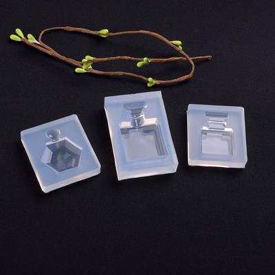 3pc Perfume Bottle Dispensing Gel Silicone Mold Three Different Size Perfume Bottles Manual Mold