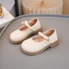 Girls Shoes Children's Princess Small Leather Shoes 2025 Spring and Autumn New Baby Doudou Mary Jane Fashion Soft-soled Single Shoes