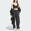 Adidas Originals Tape Bra Top Color Block Shoulder Strap Knitted Casual Sports Bra Women Underwear Black IT7299