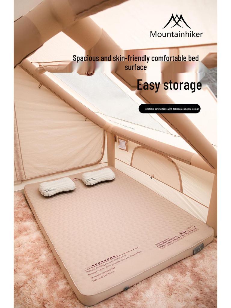 Portable Auto-Inflatable Air Mattress with Pump for Outdoor Camping