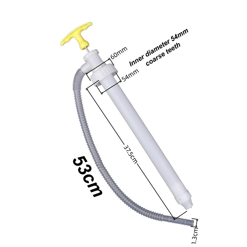 1Pcs Oil Well Press Pump Manual Liquid Transfer Pump Head Pipe Pumping Hand Fuel Pumps For Oil Drum Backflow Prevention Tools