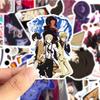 10/30/50pcs Cool Anime Bungo Stray Dogs Stickers Classic Japanese Manga Decals DIY Skateboard Phone Notebook Cartoon Sticker Toy