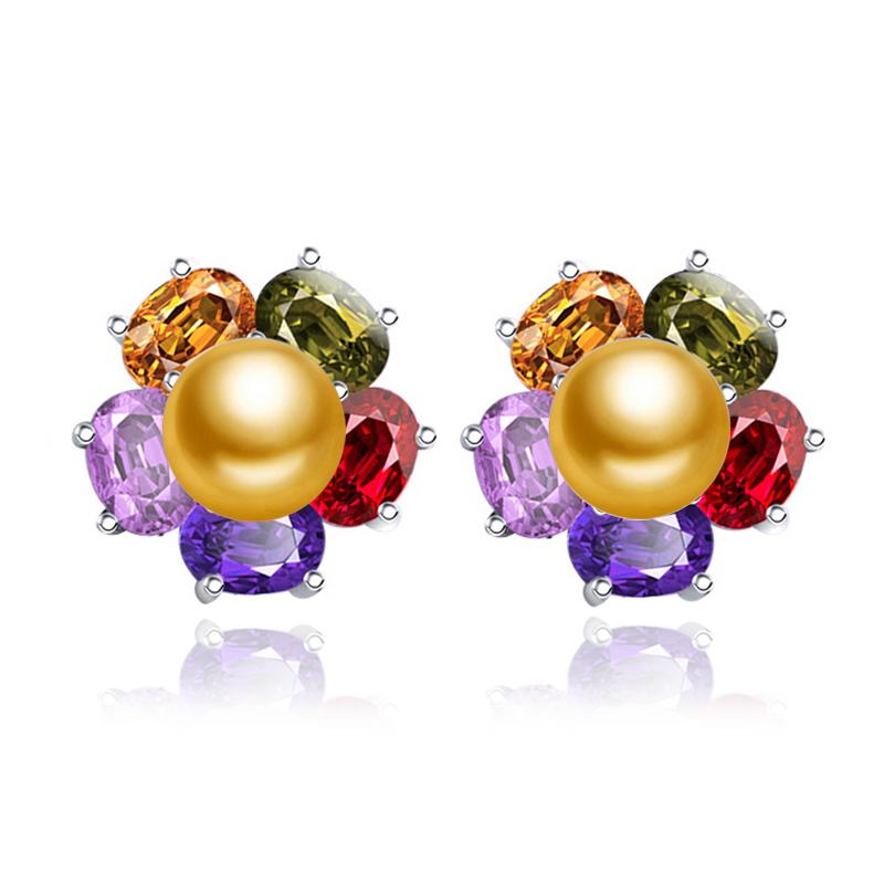 FENASY серьги с натуральным пресноводным жемчугом — фото 5