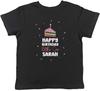 Personalisiertes Happy Birthday Kleine Schwester Feier Kinder T-Shirt Jungen Mädchen Geschenk