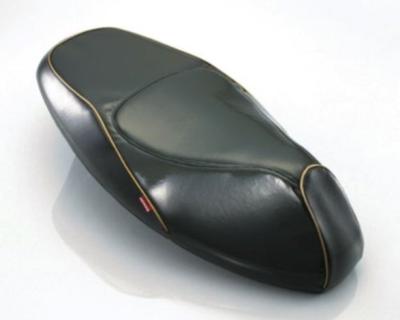 KITACO Funda de Asiento Prismática Ribeteada Cygnus X FI Negro/Dorado 613-0411310