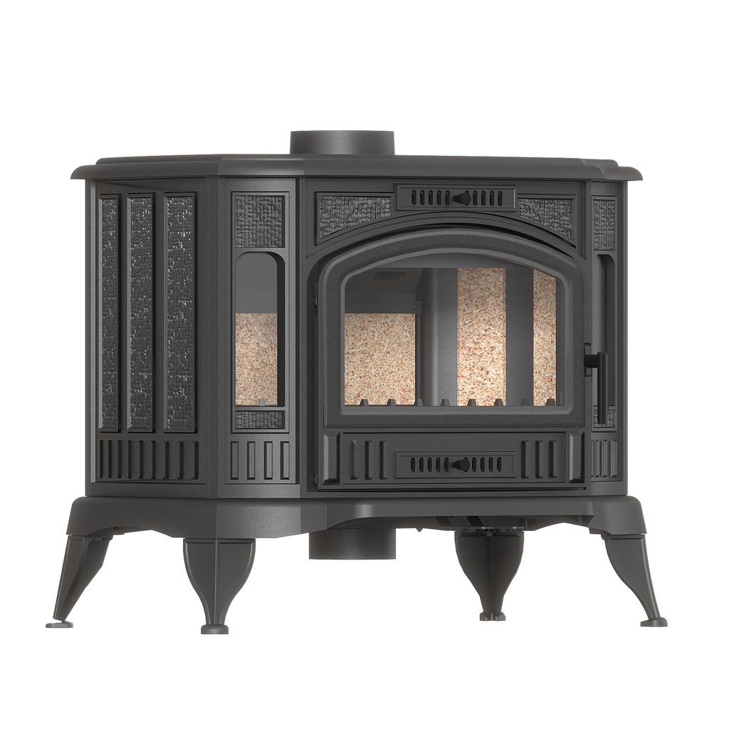 Cast iron wood burning stove KRATKI K9 ECO Ø 130 8 kW