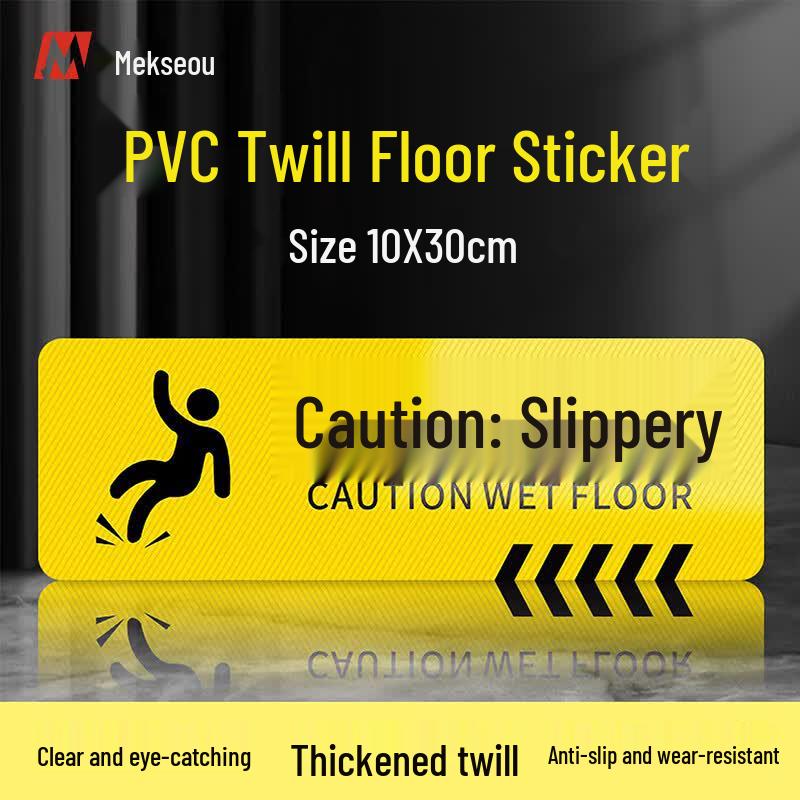 Anti-Slip PVC Safety Warning Floor Decal