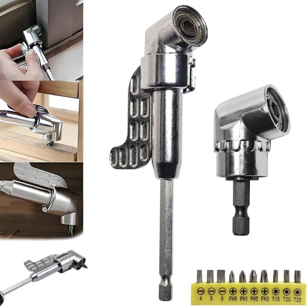 Self-Locking 105°Right Angle Drill Adapter  for Power Drill Tool