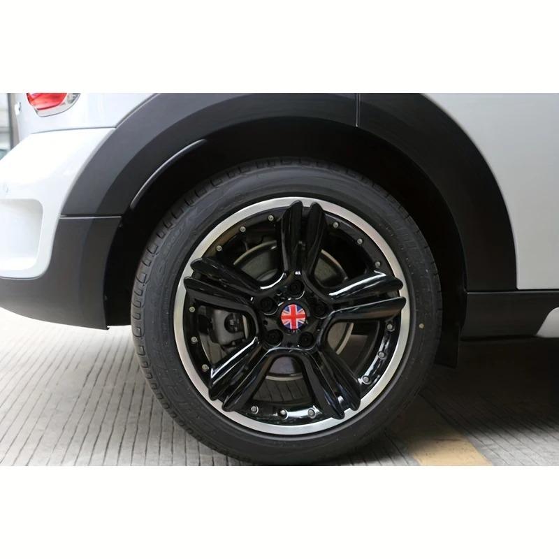4pcs 54mm UK Flag Badge Car Wheel Center Hub Caps Auto Rim Cover Accessories For Mini JCW S Countryman R50 R55 R56 R57 R58