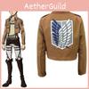 On Attack Titan Shingeki No Kyojin Scouting Cosplay Coat Jacket Eren Jage