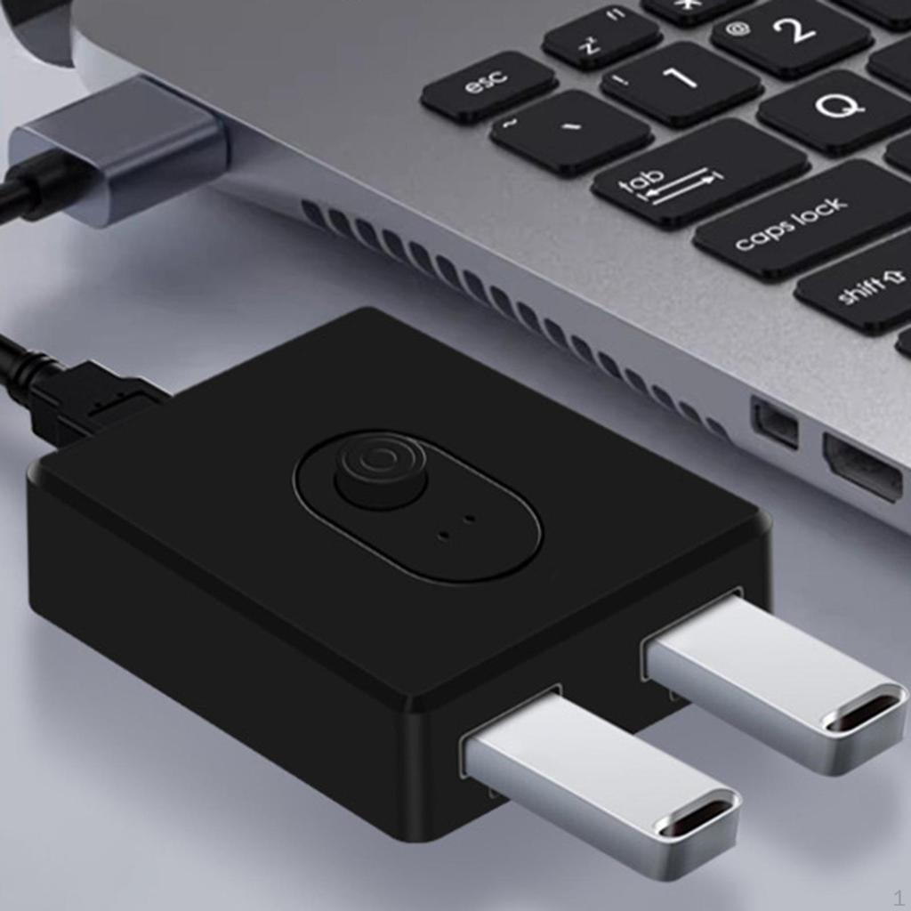 USB Switch, KVM Switch Adapter, Plug And Play Peripheral Device, for Keyboard,
