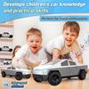1:24 Rc Cybertruck Pickup 4wd Off-Road Remote Control Car 27mhz High-Speed Dual Motor Truck With Led Lights Gift For Boys Kids