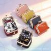 New Pu Leather Compact Storage Box Diamond Ring Jewelry Bag Mini Ring Necklace Earrings Jewelry Box Coin Change Bag