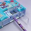 Disney Stitch Pencil Case, Large-capacity Creative Pencil Case, PVC Material, Fashionable Anime Style
