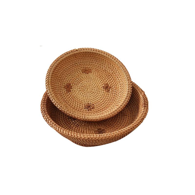 Handmade Woven Rattan Storage & Picnic Basket