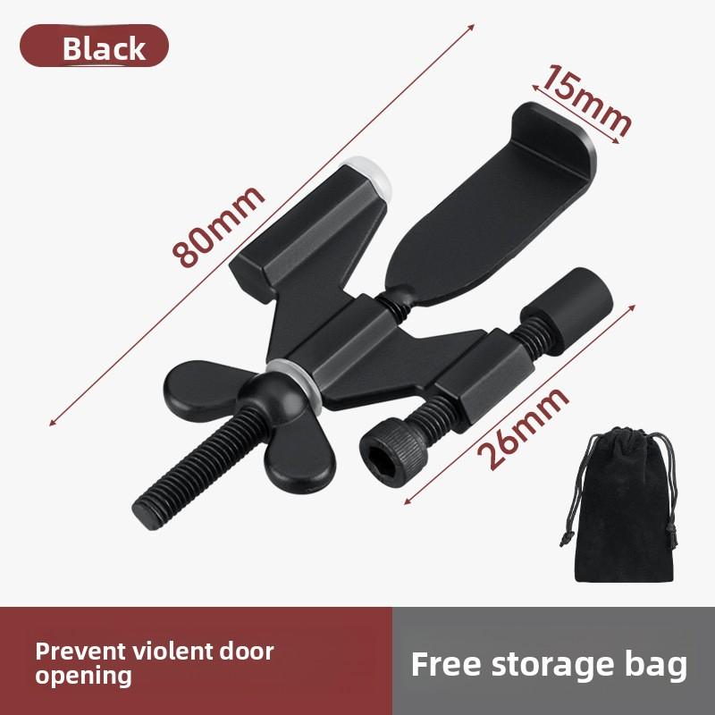 No Drill Door Stopper Security Alarm Anti-Wolf Safety Device Portable for Women Travel Home Hotel Use