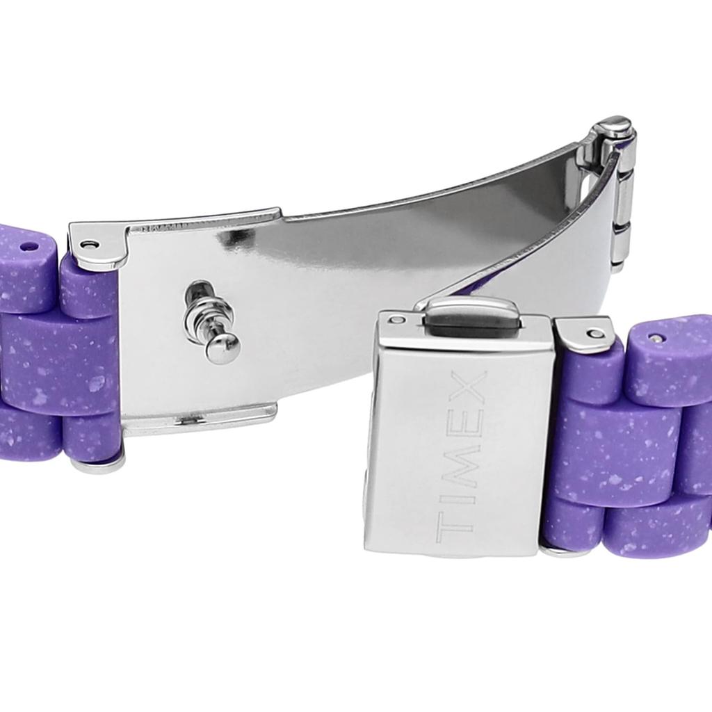 Timex Watch Legacy Ocean Purple Dial Recycled Plastic Mineral Glass Quartz Philippine Watch Brand TW2V77300 Purple [TIMEX] Men's [Item]