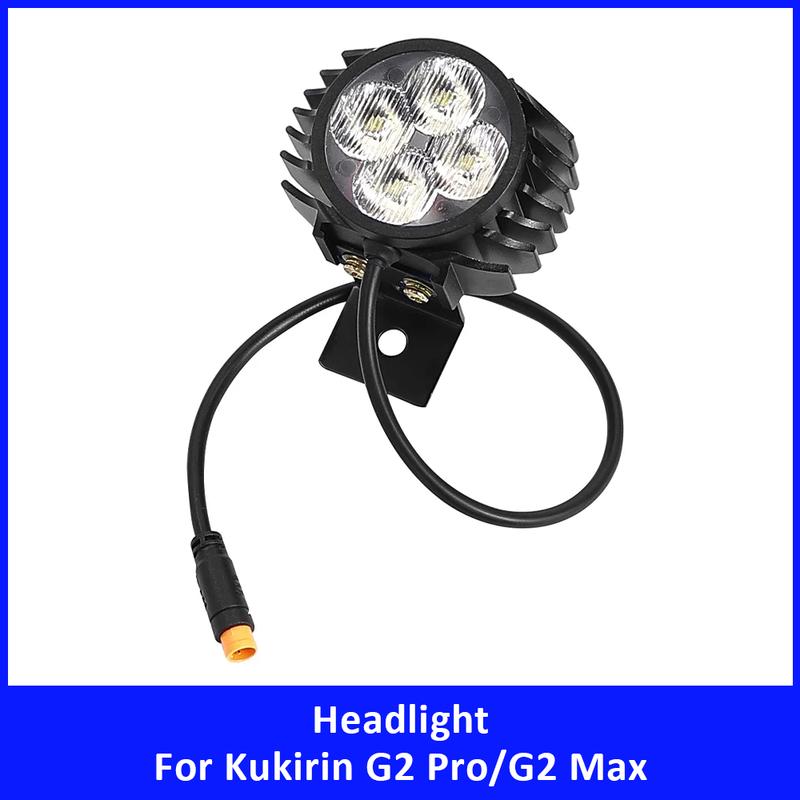 Reflektor LED do Kugoo Kukirin G2 Pro G2 Max Lampka Przednia na Kierownicę Lampa Przednia Akcesoria do Hulajnogi Elektrycznej Część Zamienna